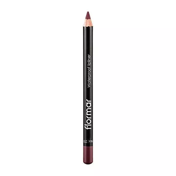 Flormar Waterproof Lipliner - 231, Intense Color, Precise Application, 20 Shades