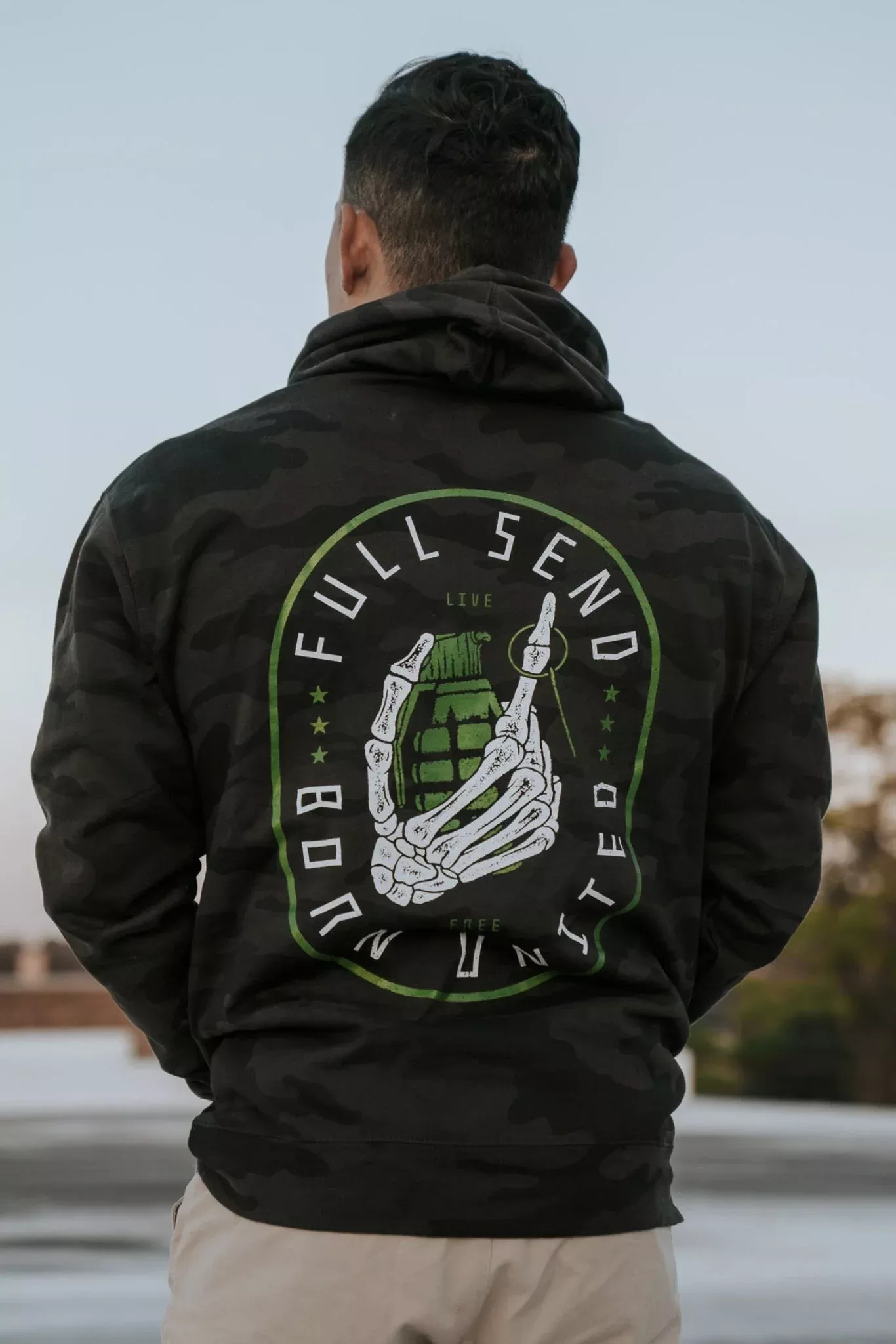 Full Send Camo Hoodie