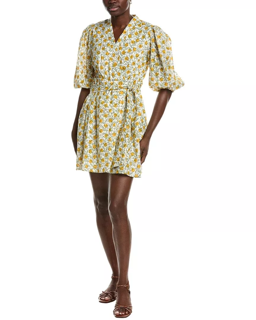 Garrie B All Over Wrap Mini Dress