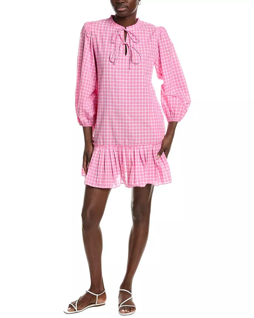 Garrie B Ruffle Mini Dress