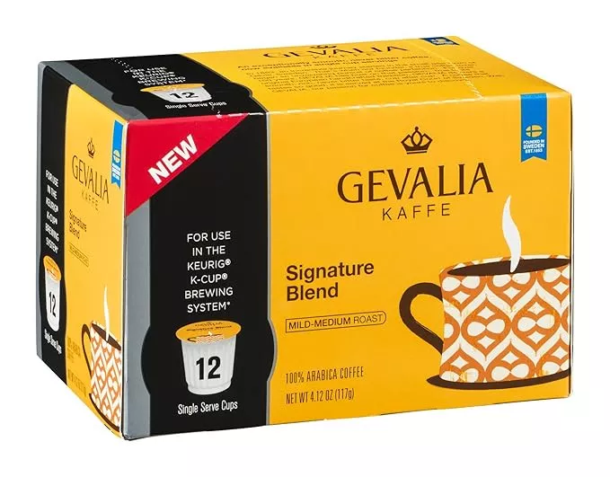 GEVALIA Kaffe Signature Blend K-CUP Pods - 12 count