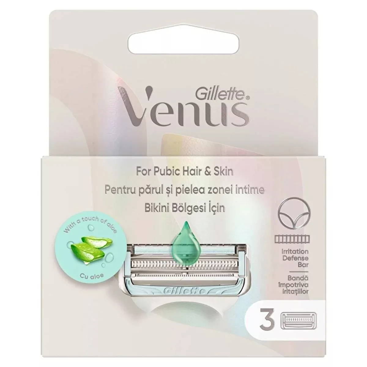 Gillette Venus Bikini Razor Replacement Heads - Sensitive Skin, Irritation-Free Shaving for Women's Grooming, Precise Bikini Line Trimming