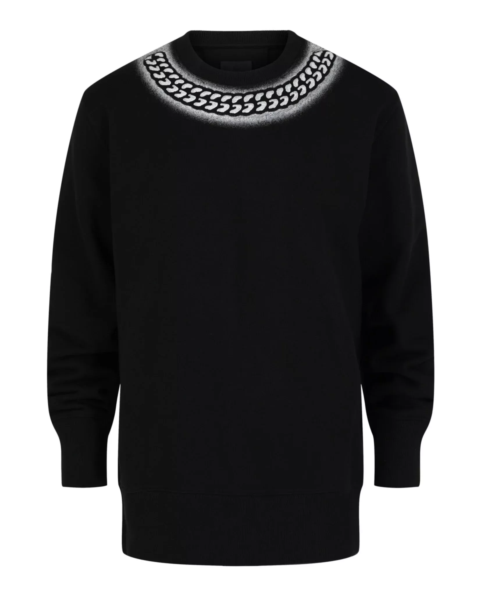 Givenchy Mens Embossed Chain Graphic Sweatshirt
