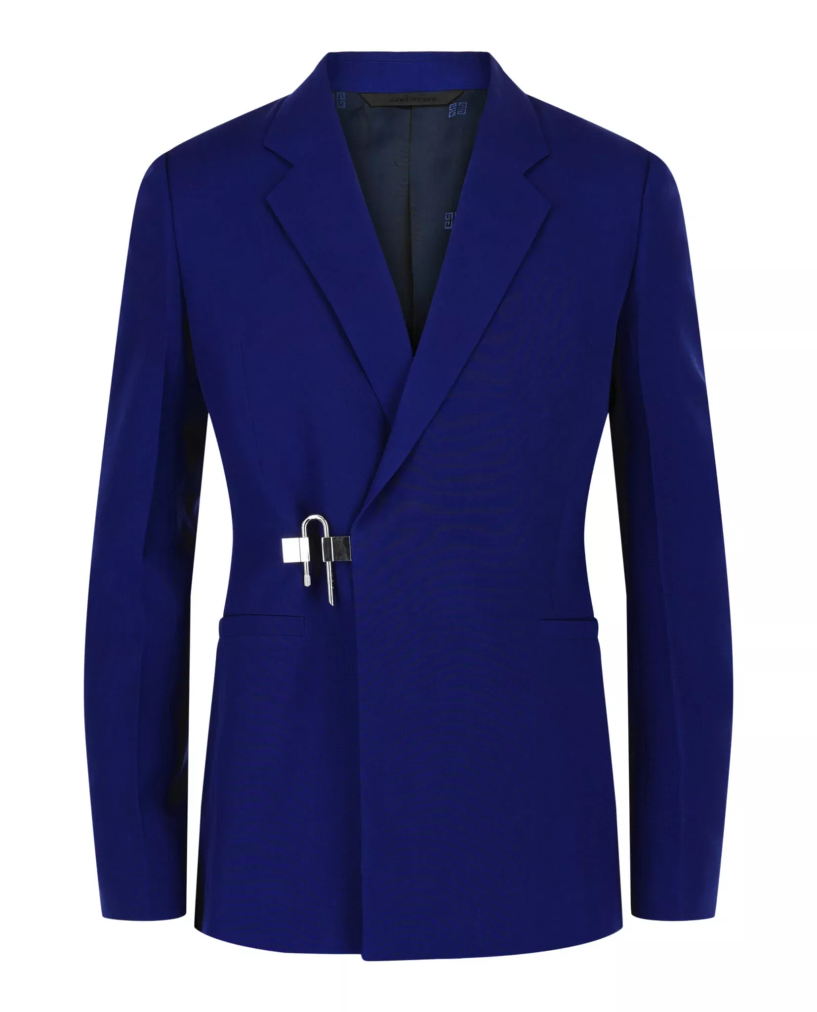 Givenchy Mens Slim Fit U-Lock Blazer In Wool