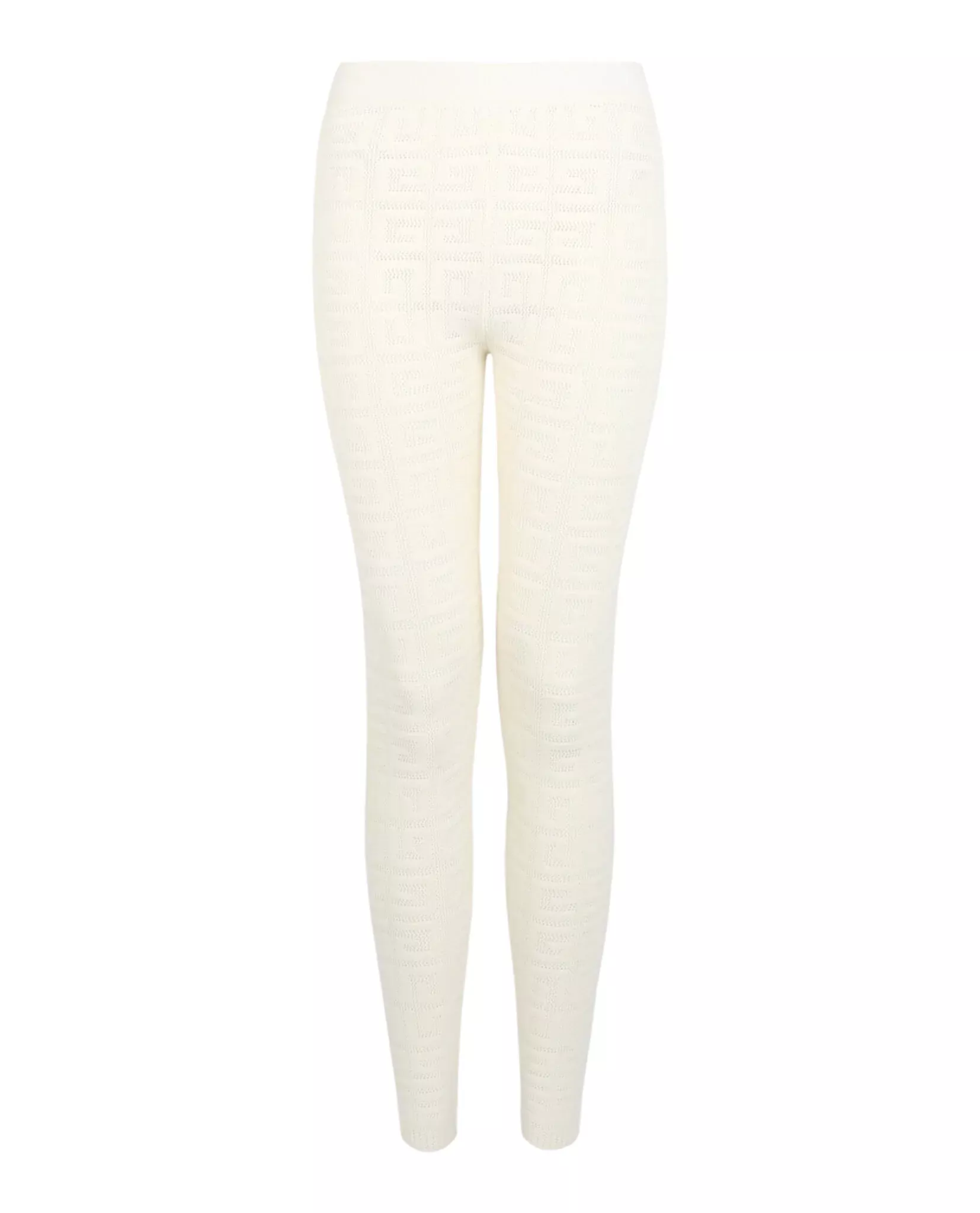 Givenchy Womens 4G Mesh Monogram Stretch Leggings