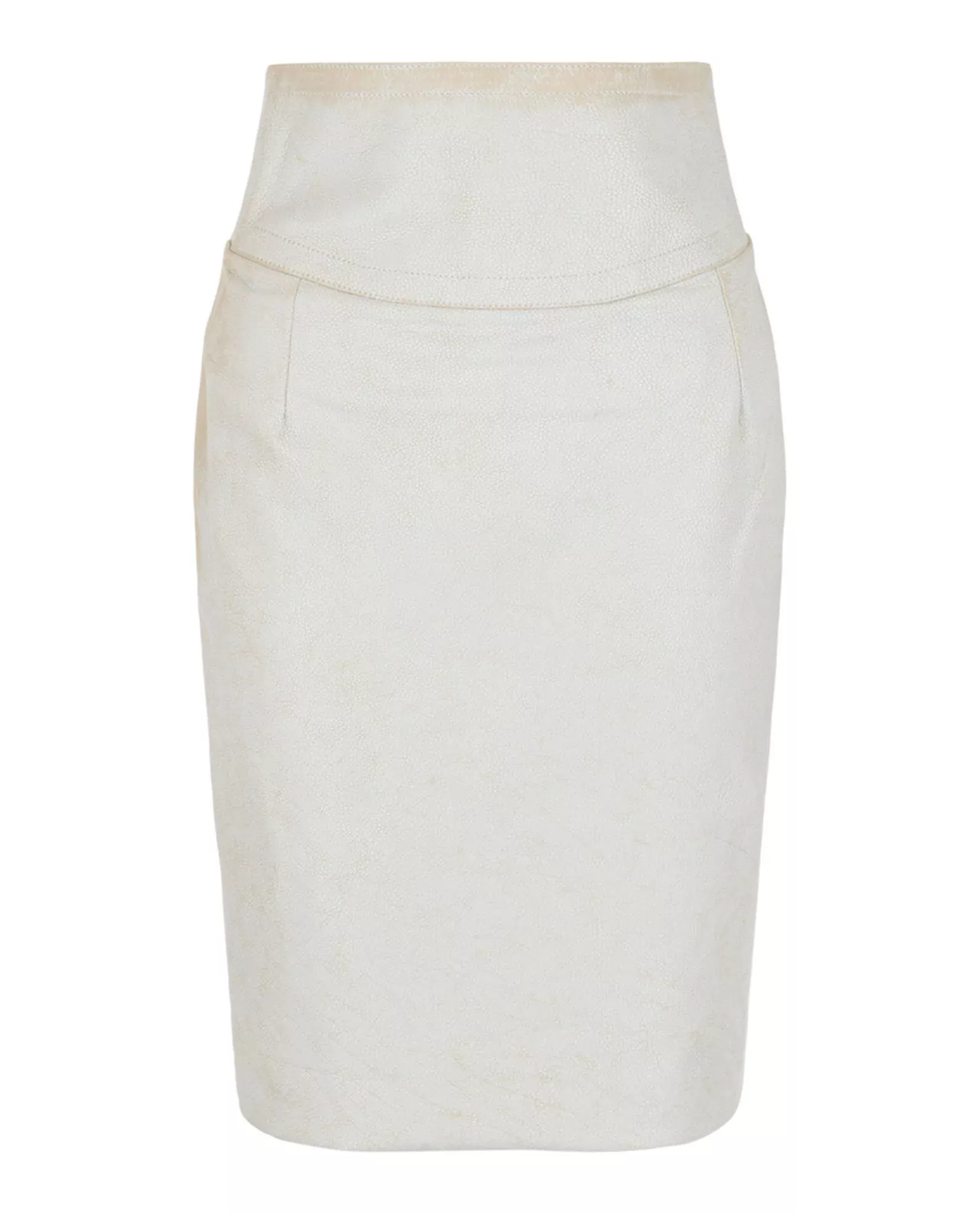 Givenchy Womens Cutout Leather Pencil Skirt