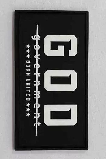 God Over Government PVC Patch