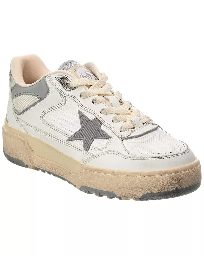 Golden Goose Forty2 Leather, Canvas & Rubber Sneaker