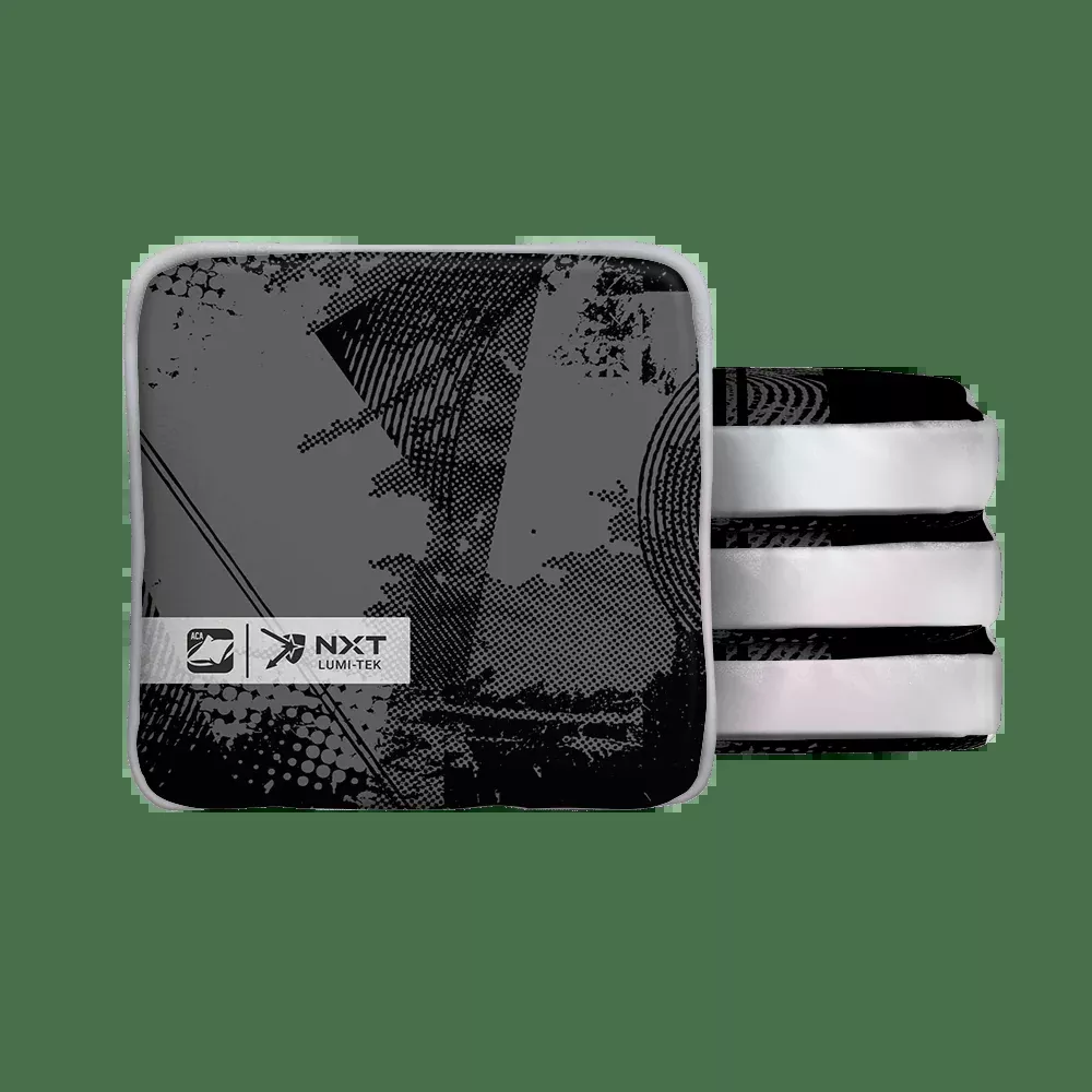 Grunge Black NXT Lumi-Tek Cornhole Bags