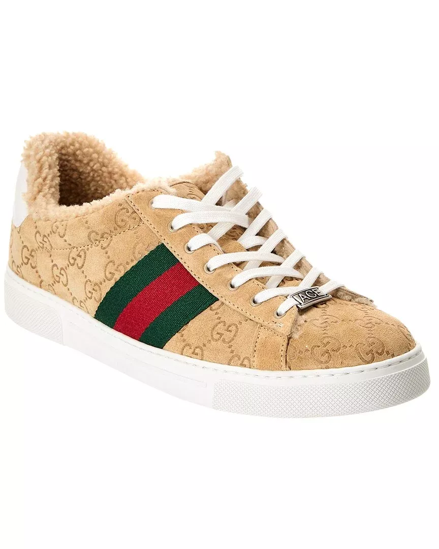 Gucci Ace Gg Suede Sneaker