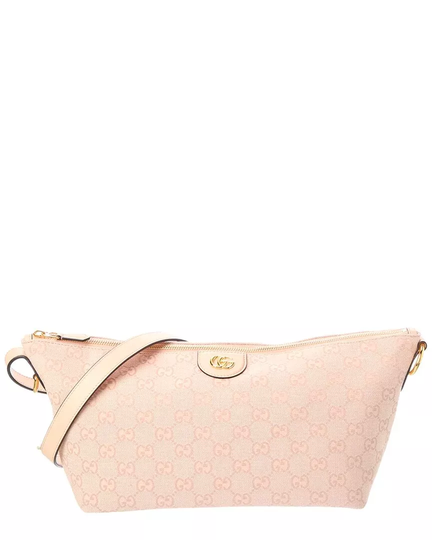 Gucci Gg Logo Supreme Canvas & Leather Medium Vanity Case
