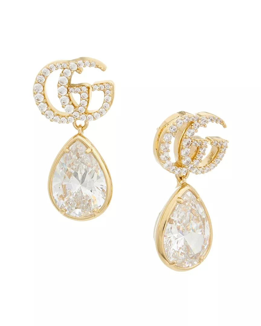 Gucci Gg Marmont Crystal Earrings