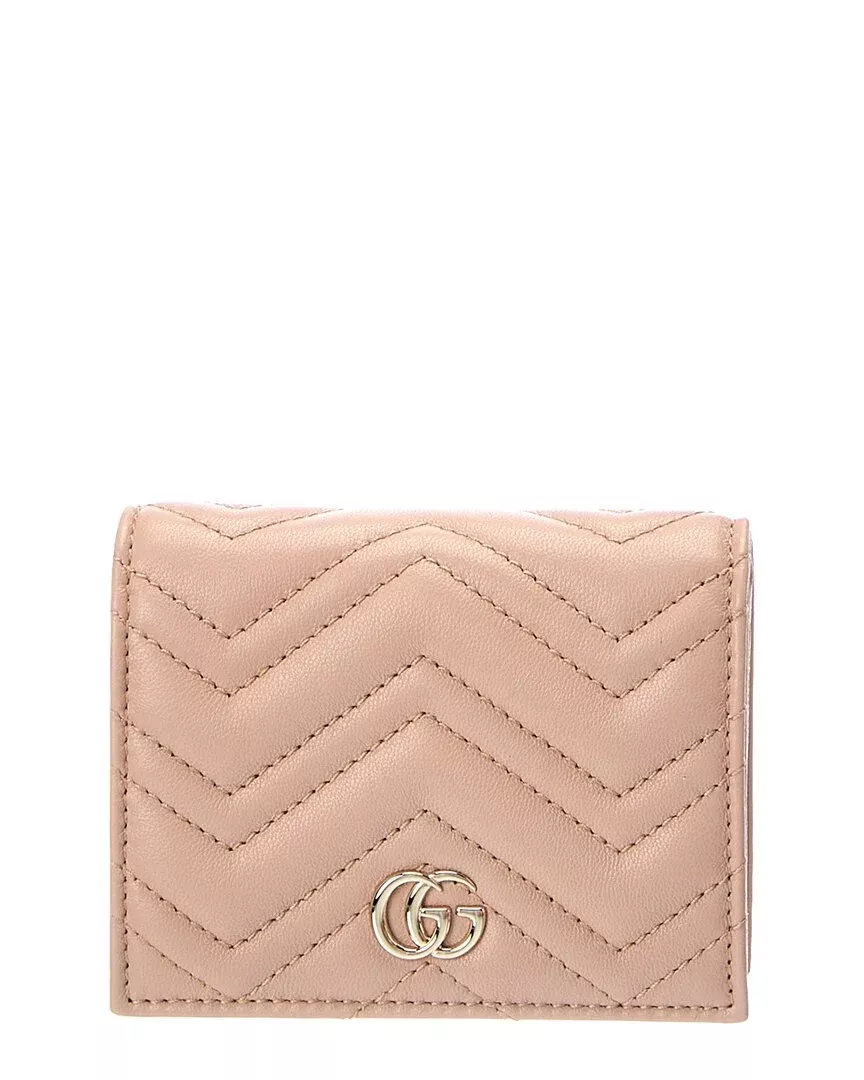 Gucci Gg Marmont Leather Card Case