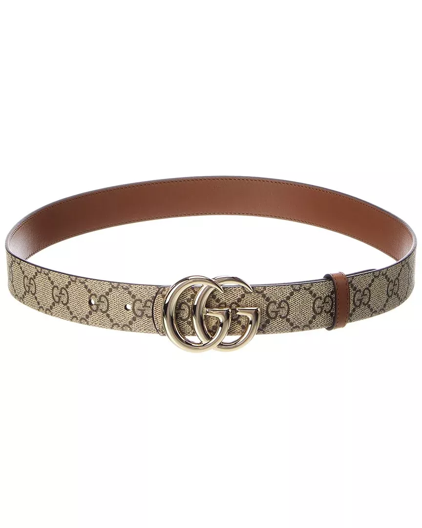 Gucci Gg Reversible Leather Belt