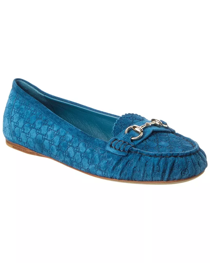 Gucci Gg Suede Loafer