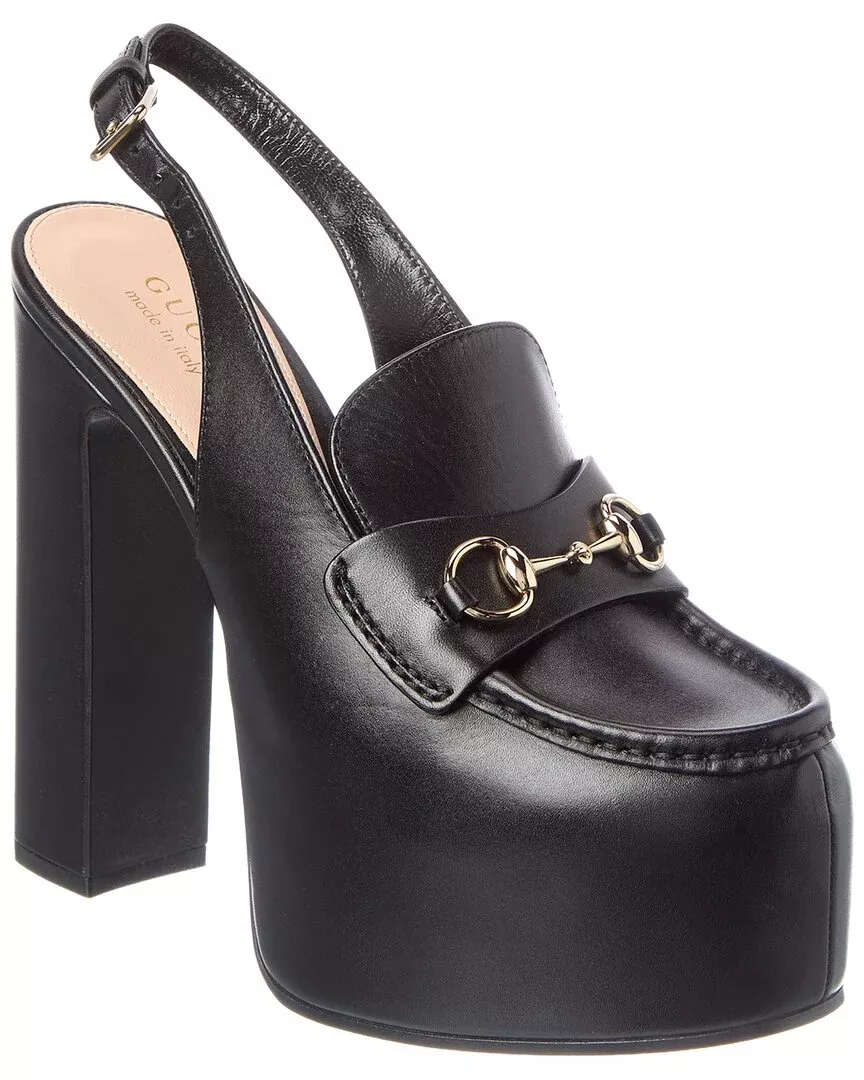 Gucci Horsebit Leather Pump