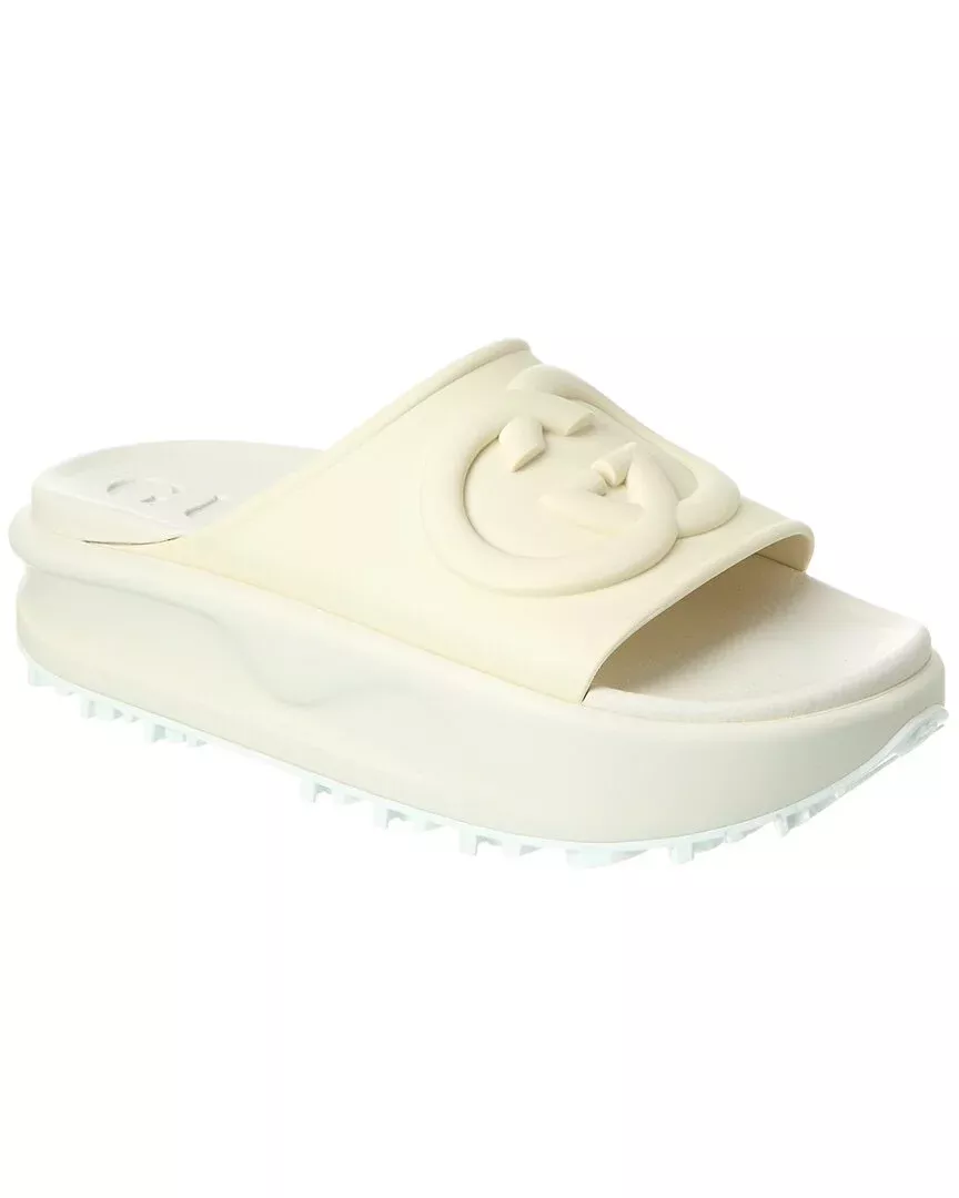 Gucci Interlocking G Rubber Slide