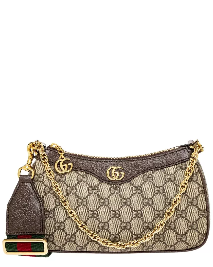 Gucci Ophidia Gg Small Canvas & Leather Shoulder Bag