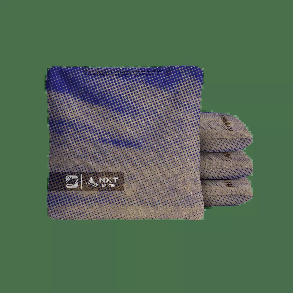Halftone Horizon Blue NXT Dri-Tek Cornhole Bags