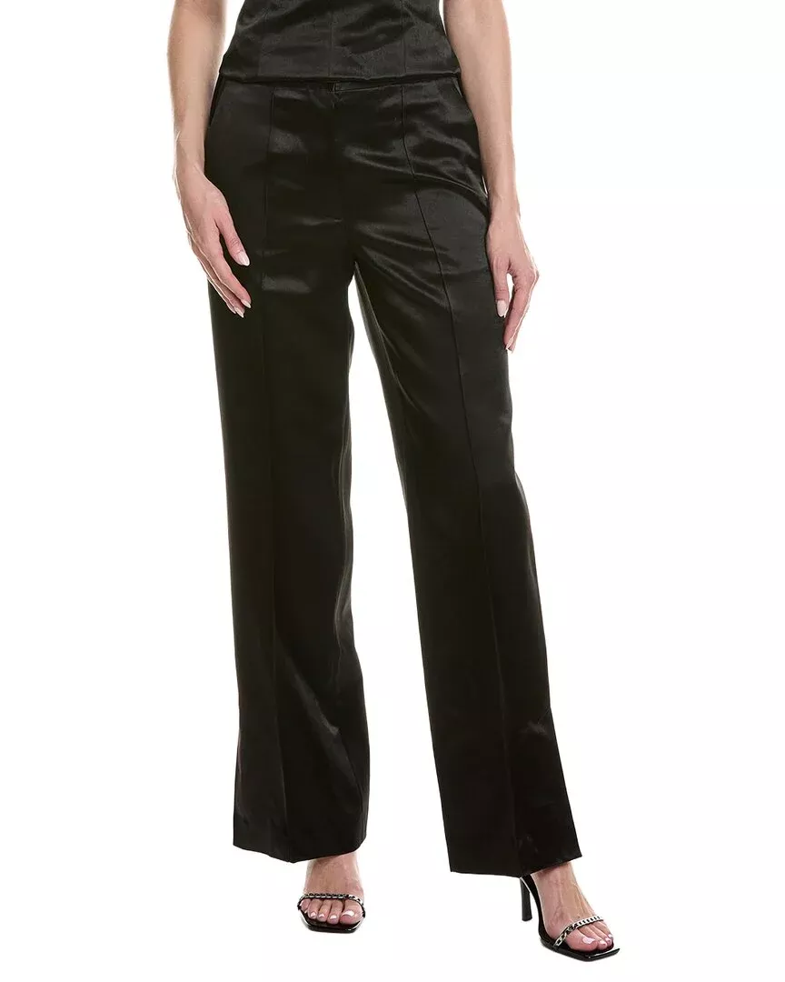 Helmut Lang Minimal Textured Satin Pant