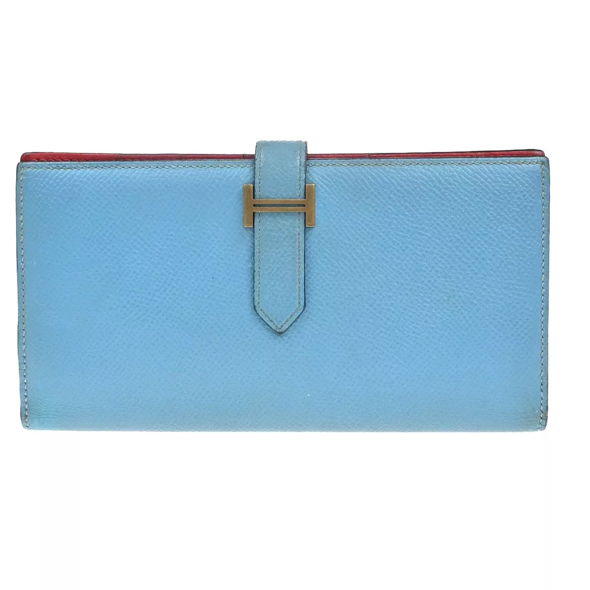 Hermes Bearn Wallet Epsom Multicolour Leather Wallets Accessory (Authentic Pre-Loved)