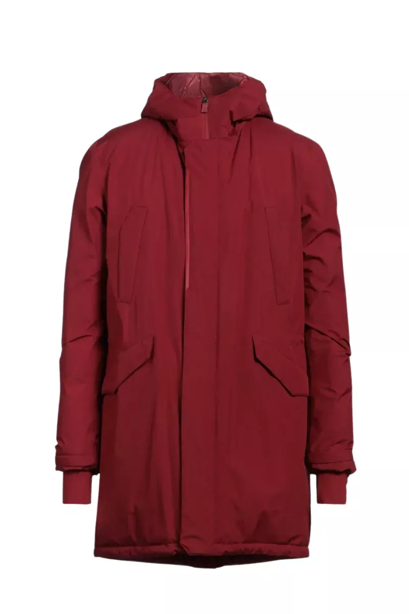 Herno Men's Puffer Jacket In Bright Red