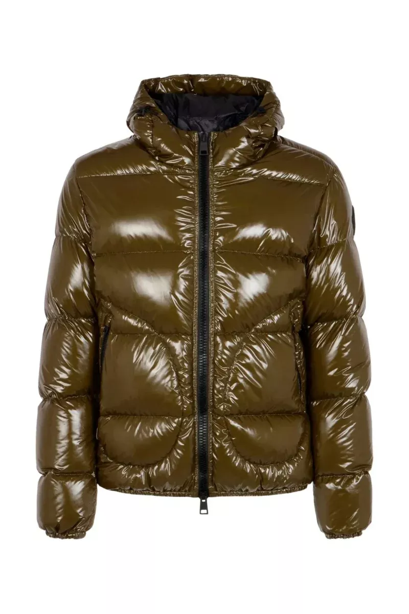 HernoHooded Quilted Jacket In Olive