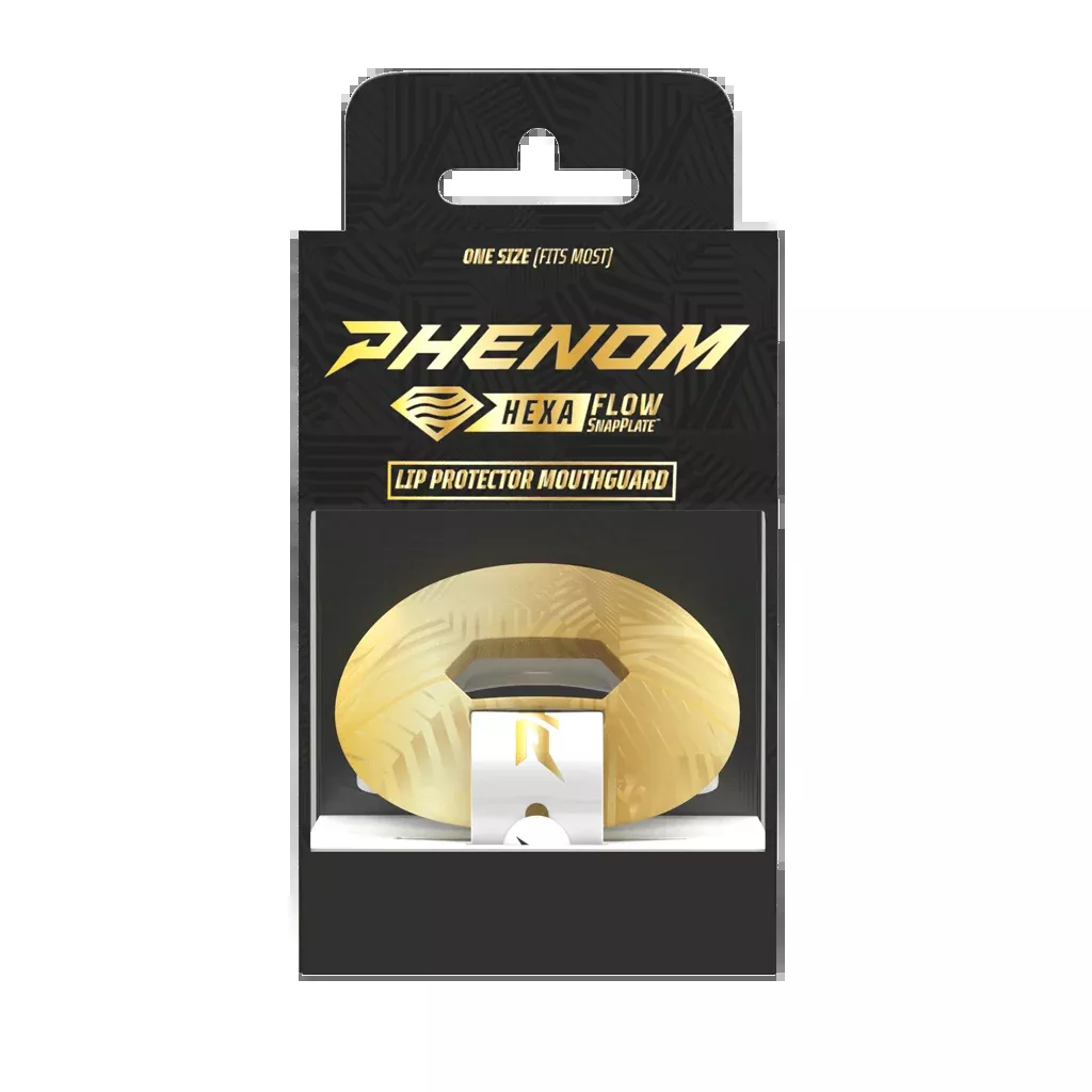 HexaFlow 4.0 SnapPlate™ Mouthguard - White Gold Rush