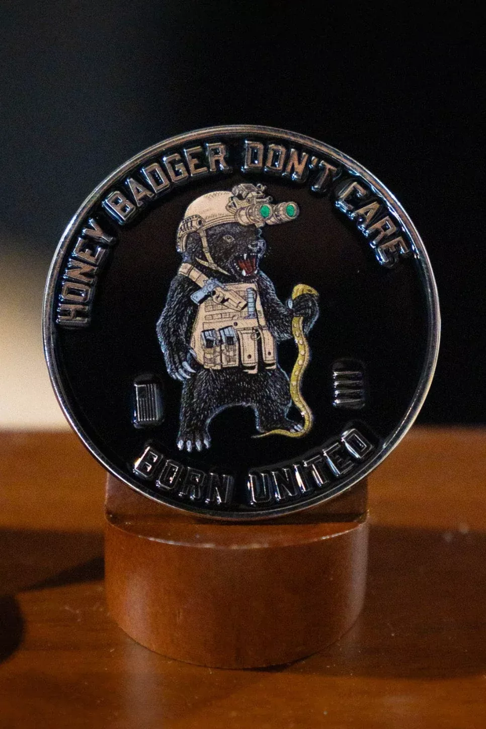 Honey Badgerin' Challenge Coin