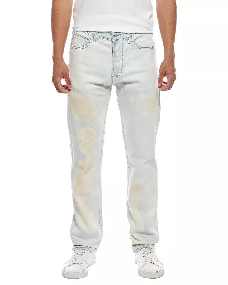 Hudson Jeans Wes Bleached Cloud Classic Straight Jean