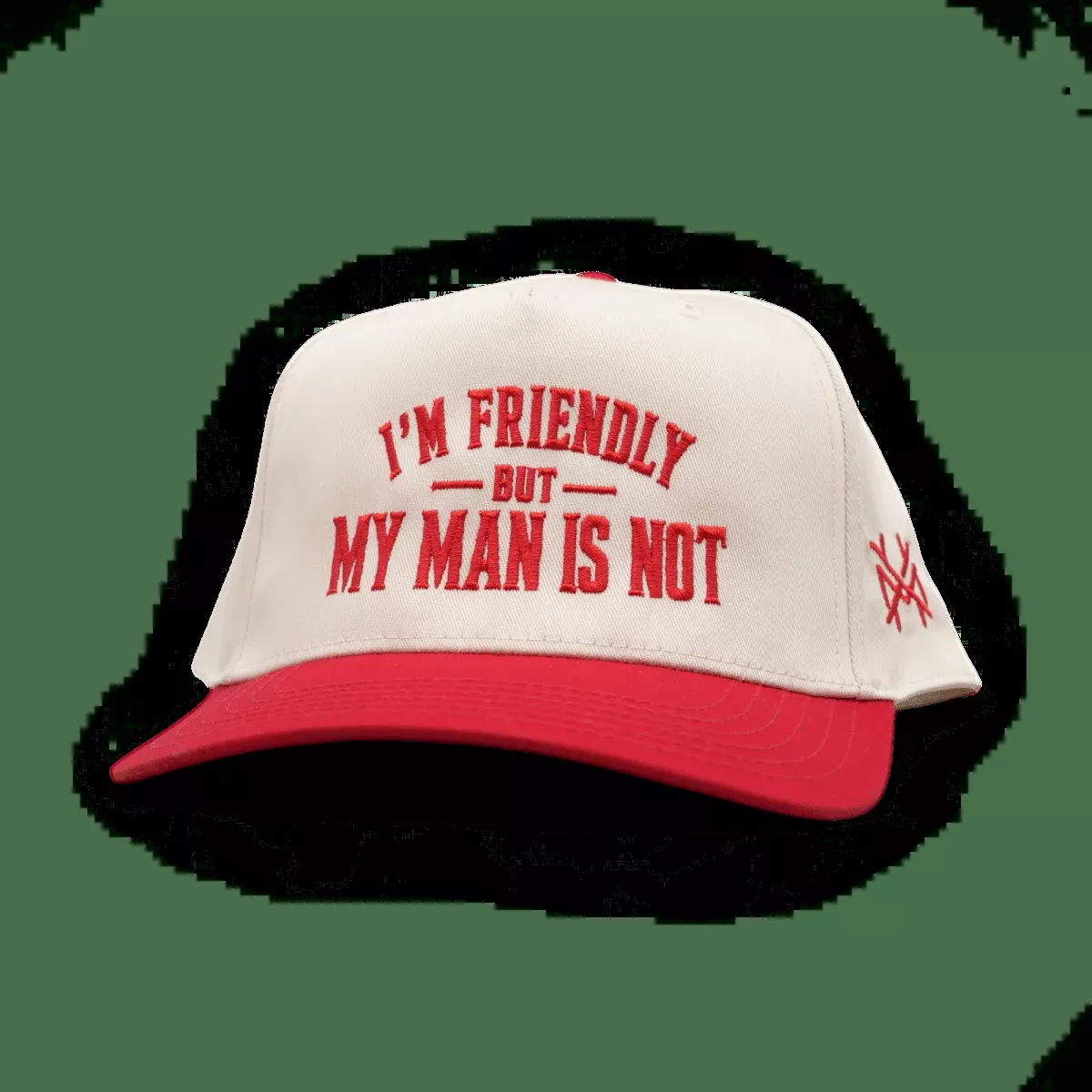 I'm Friendly My Man is Not Snapback Hat