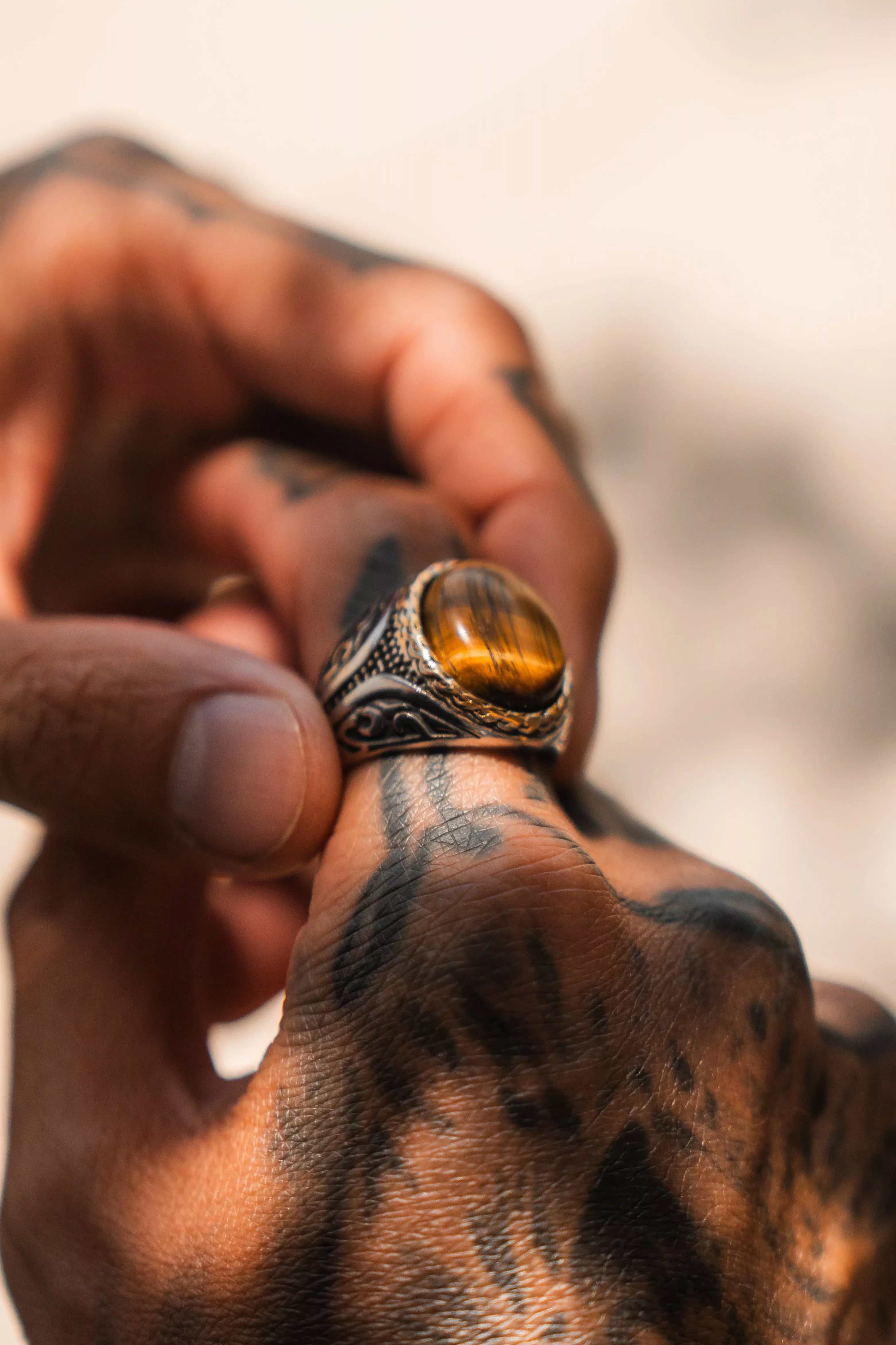 Imperial Tiger's Eye Ring