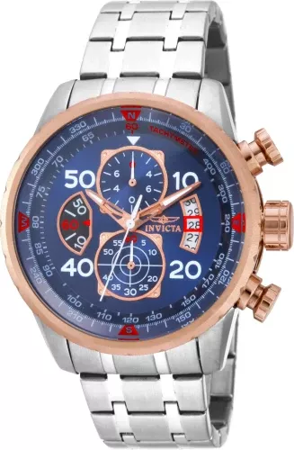 Invicta Men's Aviator Blue Dial Watch - 17203