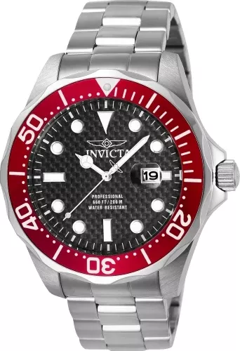 Invicta Men's Pro Diver Black Dial Watch - 12565