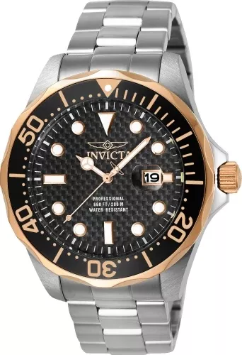 Invicta Men's Pro Diver Black Dial Watch - 12567