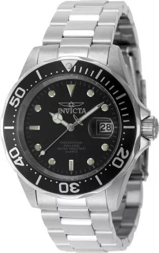 Invicta Men's Pro Diver Black Dial Watch - 9307