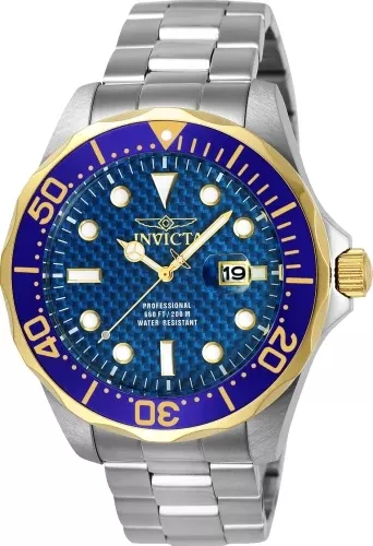 Invicta Men's Pro Diver Blue Dial Watch - 12566