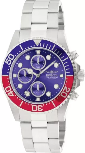 Invicta Men's Pro Diver Blue Dial Watch - 1771