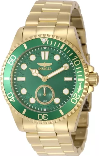 Invicta Men's Pro Diver Green Dial Watch - 49430