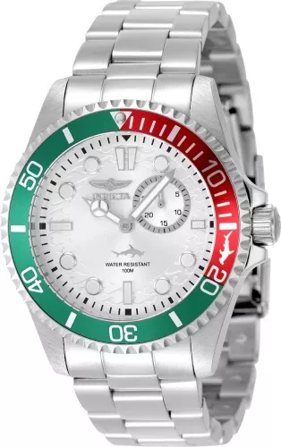 Invicta Men's Pro Diver Silver Dial Watch - 49276