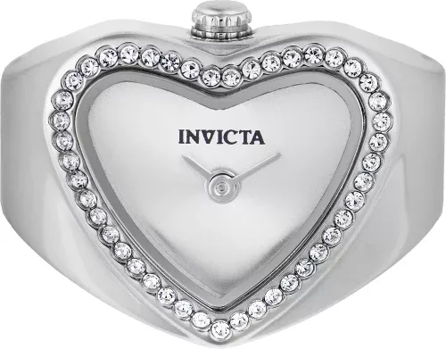 Invicta Women's Mini Ring Watch Silver Dial Watch - 49572