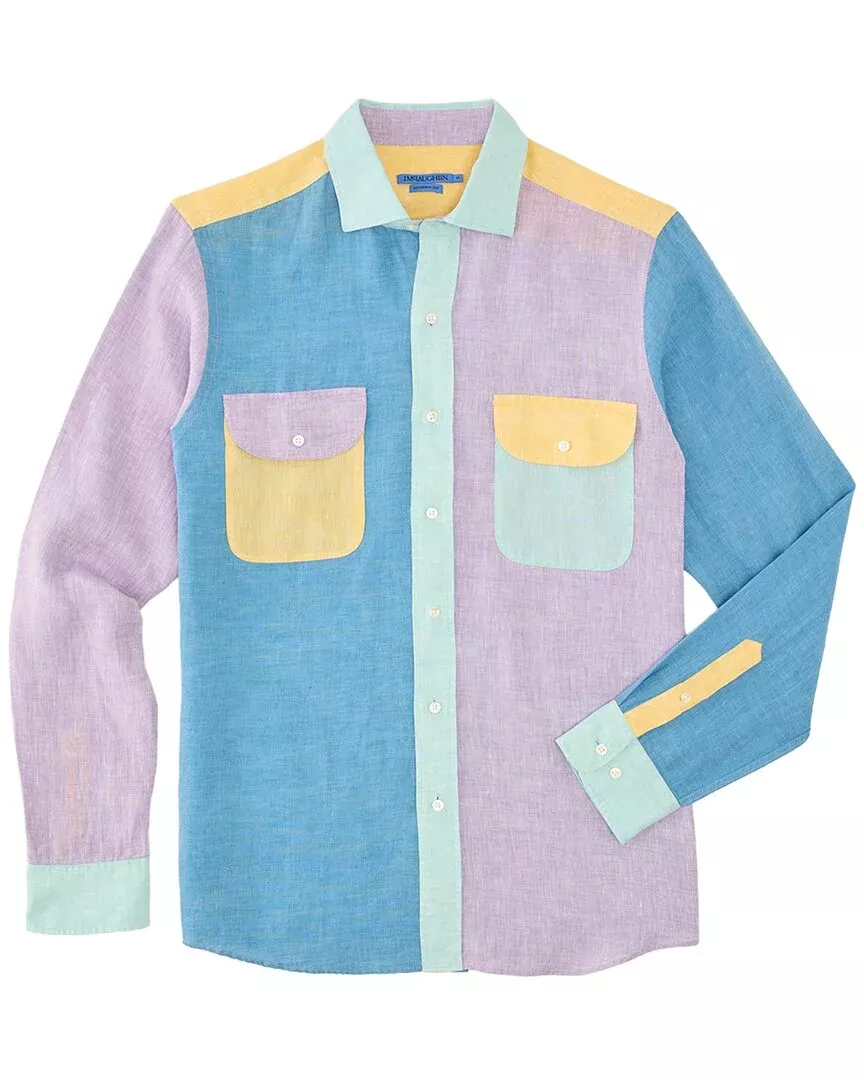 J.Mclaughlin Fun Linen Woven Shirt
