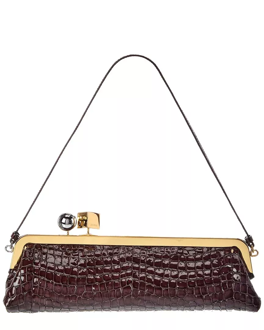 Jacquemus Salon Patent Clutch