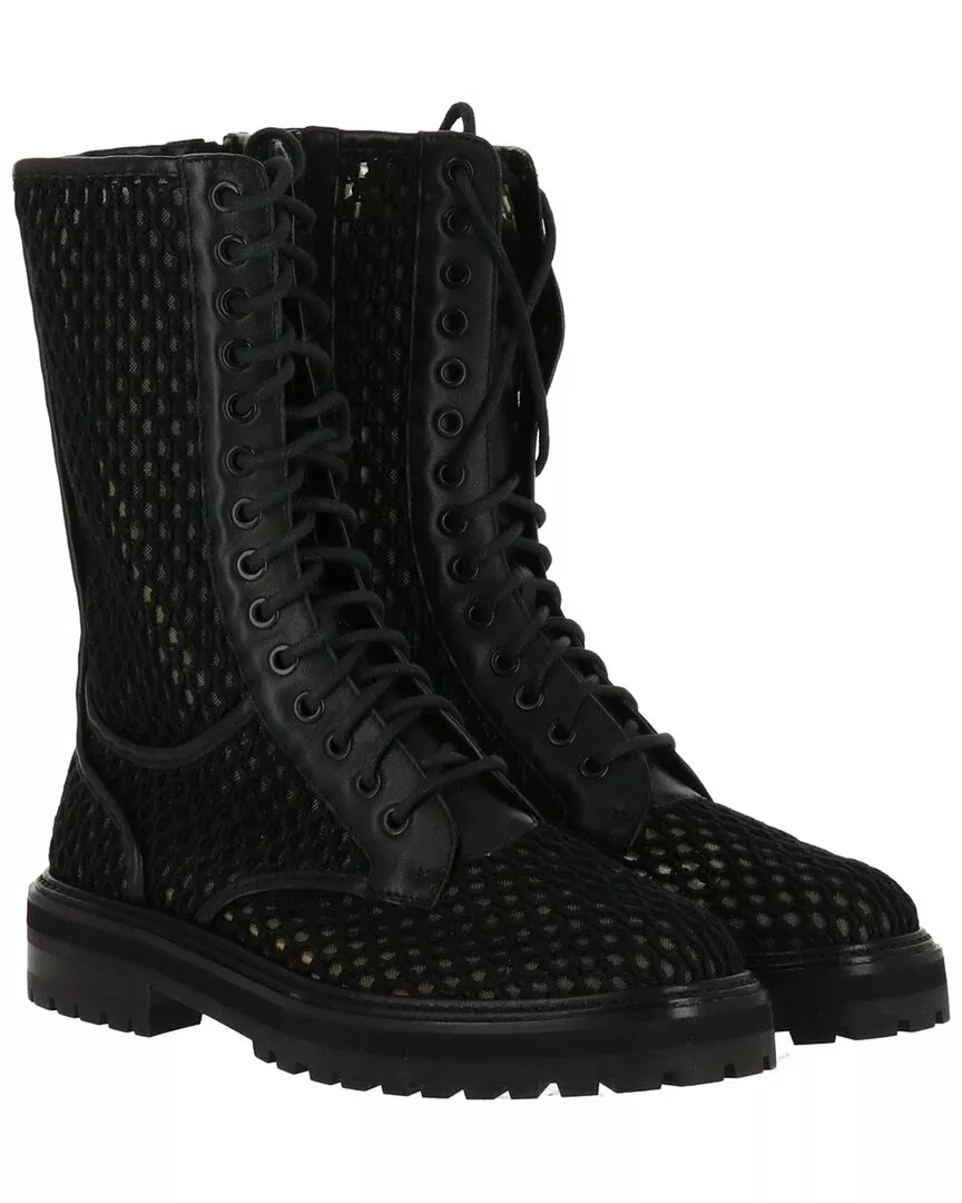 Jimmy Choo Cora Tall Woven Rope Boot