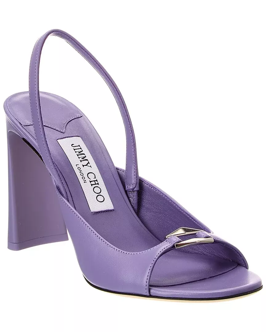 Jimmy Choo Lev 95 Leather Slingback Sandal
