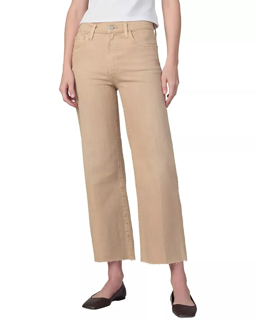 Joe's Jeans The Blake Ginger Root Cropped Wide Leg Jean