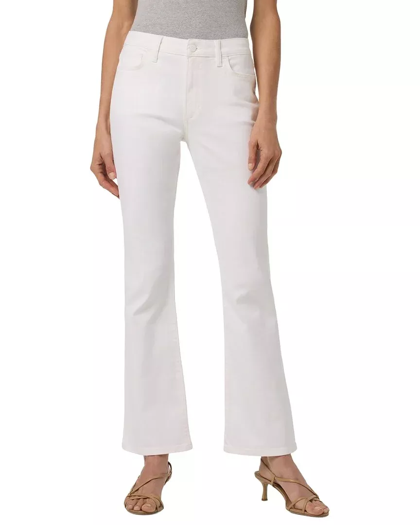 Joe's Jeans White High Rise Curvy Bootcut Jean