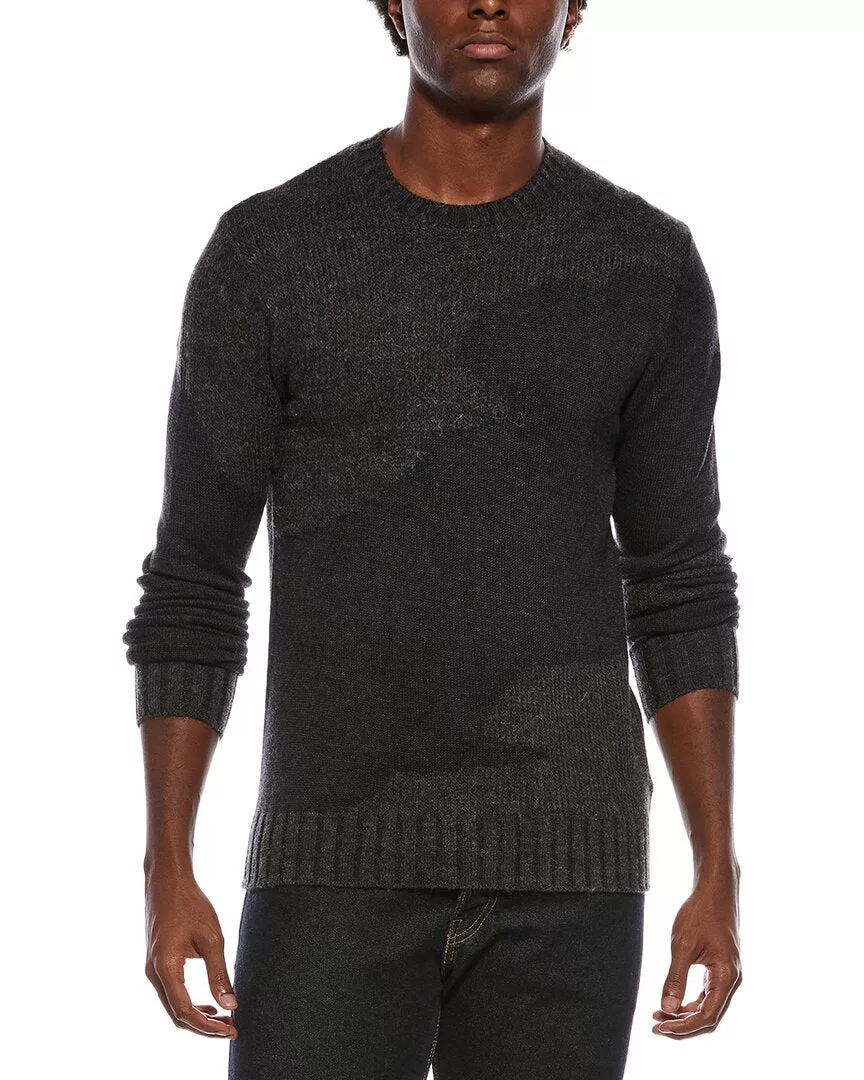 John Varvatos Rector Wool-Blend Crewneck Sweater
