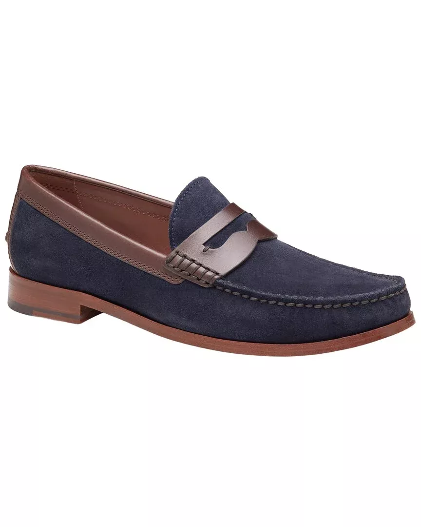 Johnston & Murphy Baldwin Penny Loafer Suede Loafer