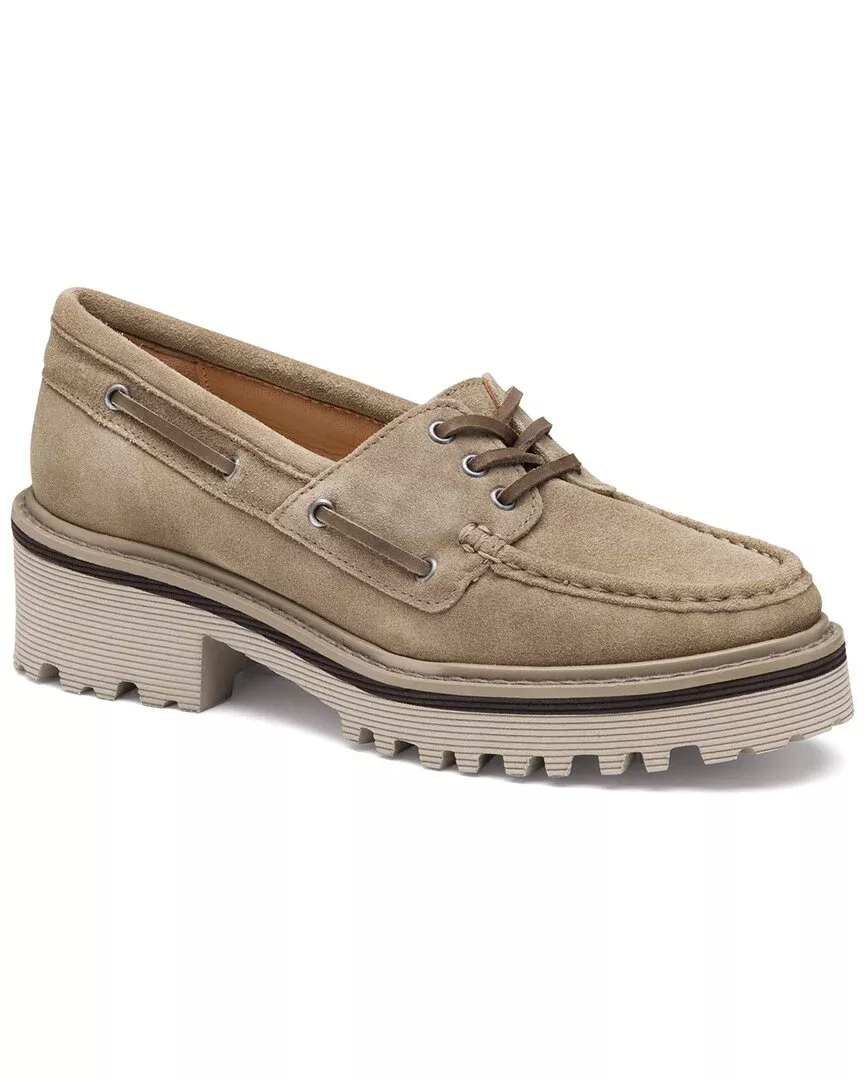 Johnston & Murphy Emmalyn Suede Boat Shoe
